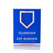 4 Pocket Binder Blue - GUARDIAN SHIELD