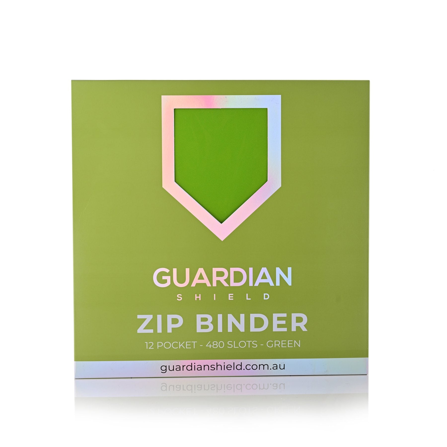 12 Pocket Binder Green - GUARDIAN SHIELD