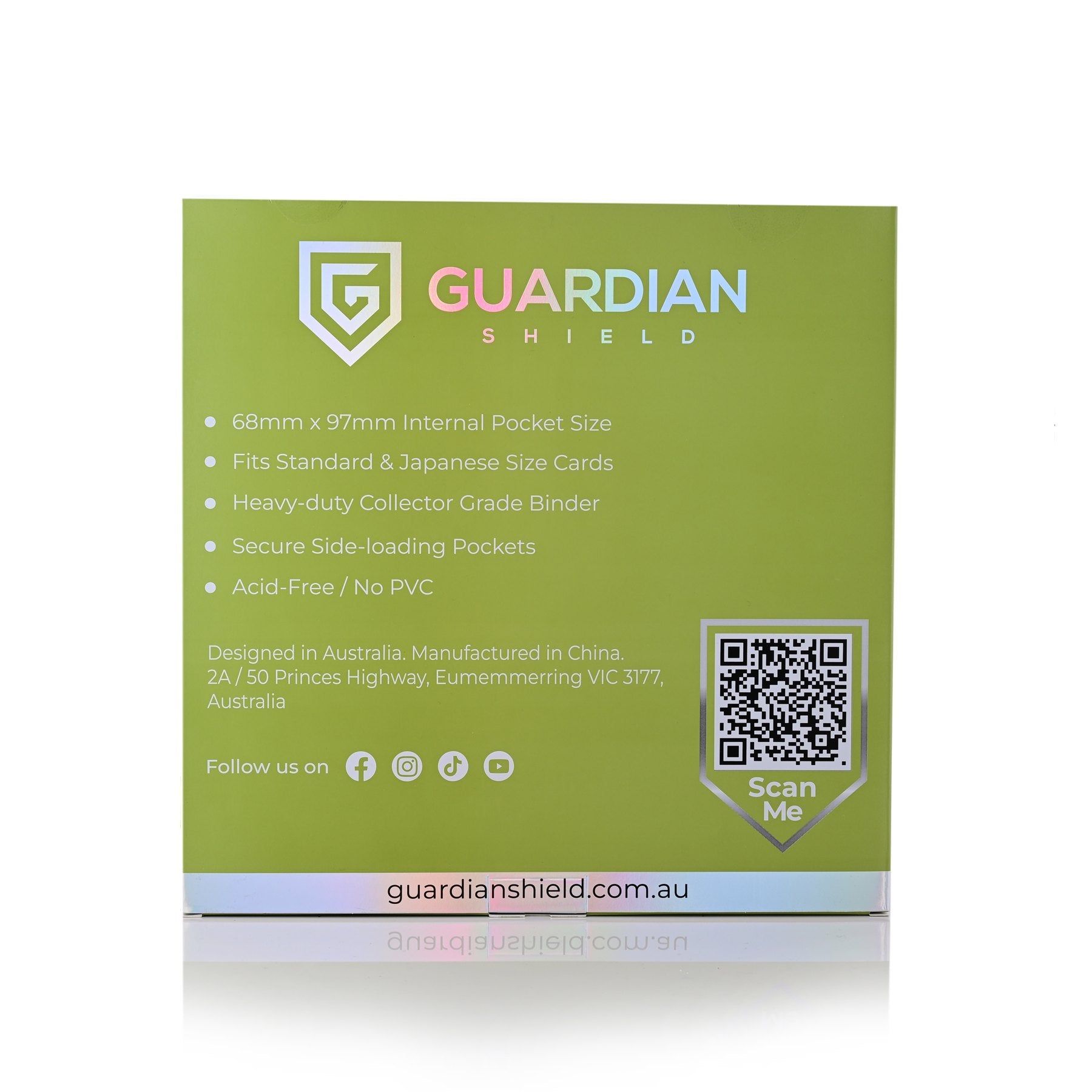 12 Pocket Binder Green - GUARDIAN SHIELD