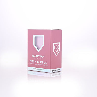 Deck Sleeves - Rose Gold 100pk - GUARDIAN SHIELD