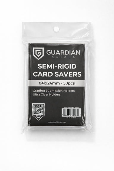 Semi-Rigid Card Savers Storage 50pk - GUARDIAN SHIELD