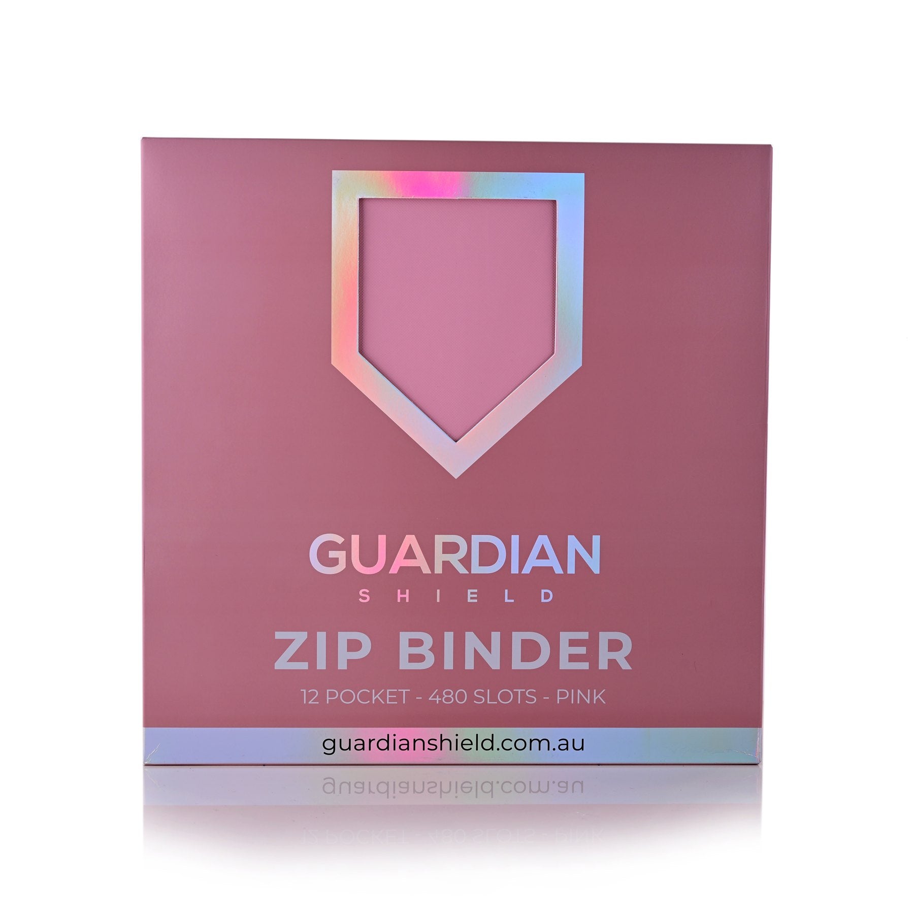 12 Pocket Binder Pink - GUARDIAN SHIELD