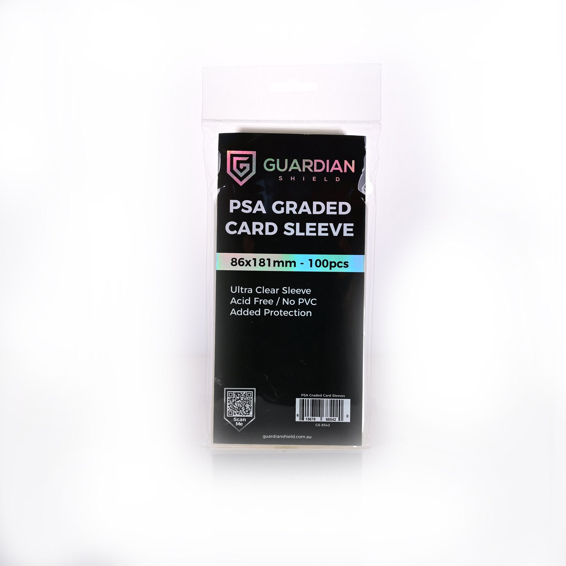 PSA Graded Card Sleeve 100pk - GUARDIAN SHIELD