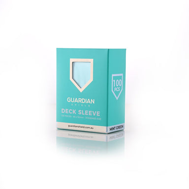 Deck Sleeves - Mint Green 100pk - GUARDIAN SHIELD