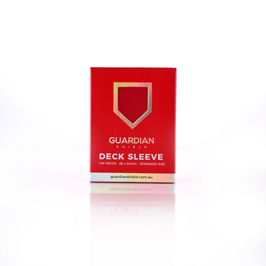 Deck Sleeves - Red 100pk - GUARDIAN SHIELD