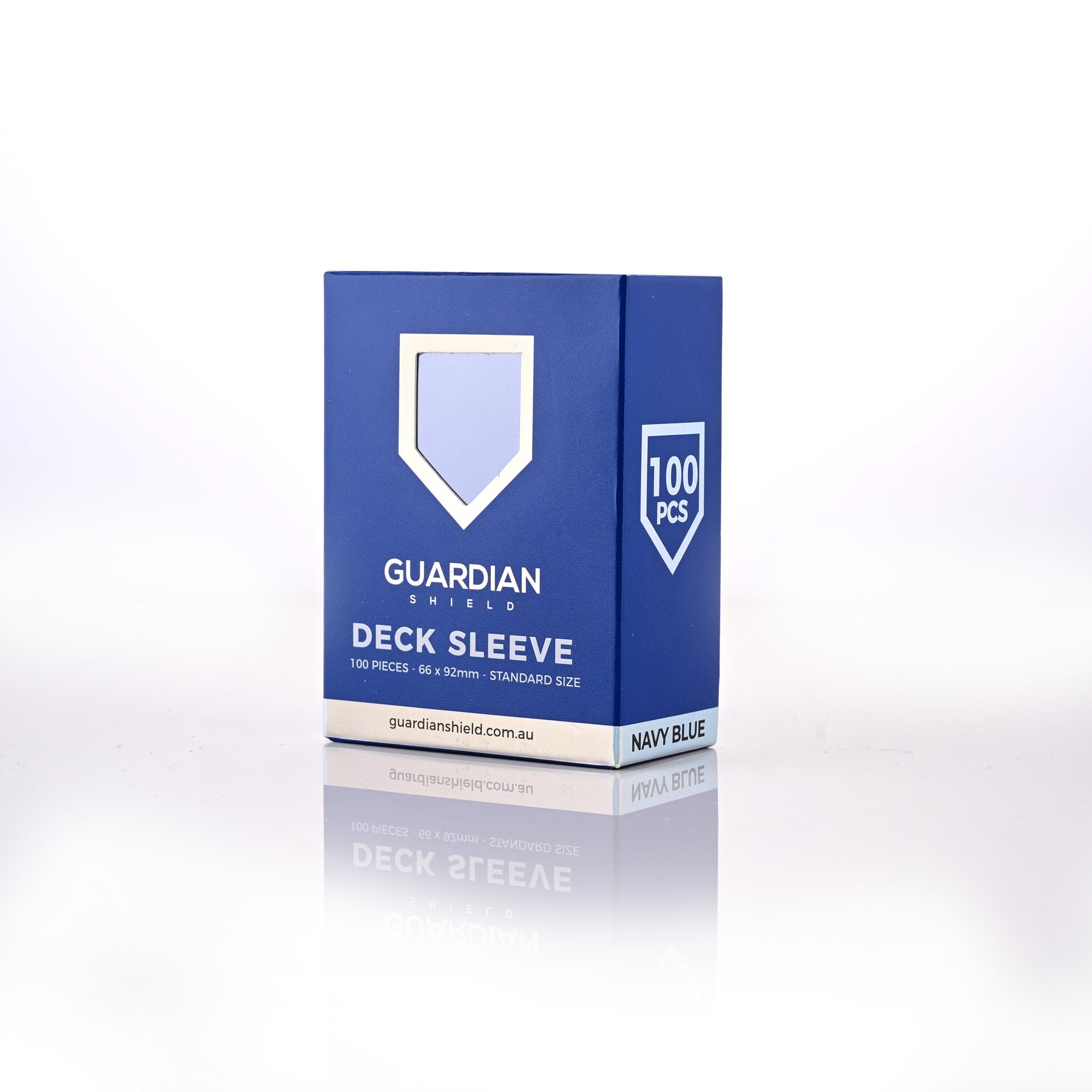 Deck Sleeves - Navy Blue 100pk - GUARDIAN SHIELD