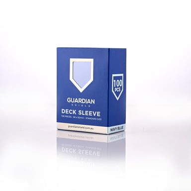 Deck Sleeves - Navy Blue 100pk - GUARDIAN SHIELD
