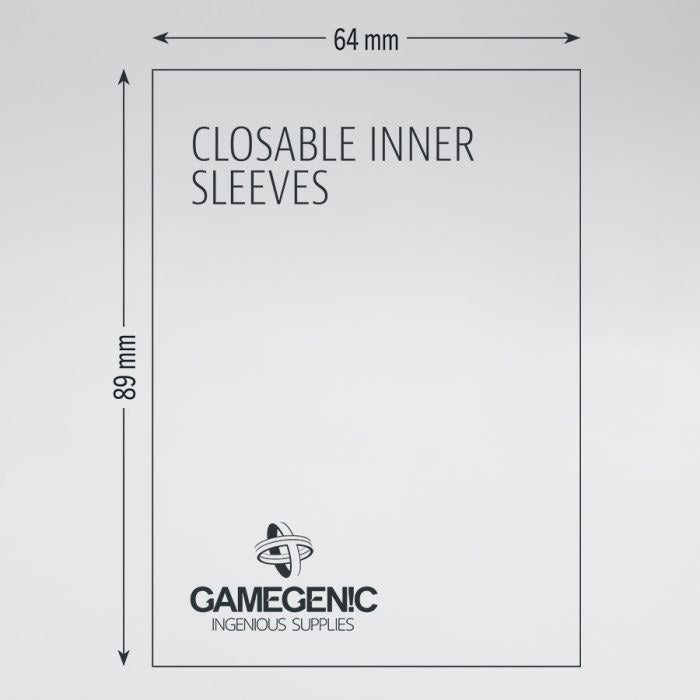 Gamegenic Closable Inner Sleeves