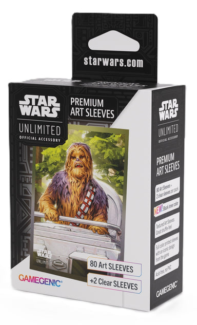 Star Wars Unlimited - Chewbacca - Premium Art Sleeves Gamegenic  (66mm x 92 mm)
