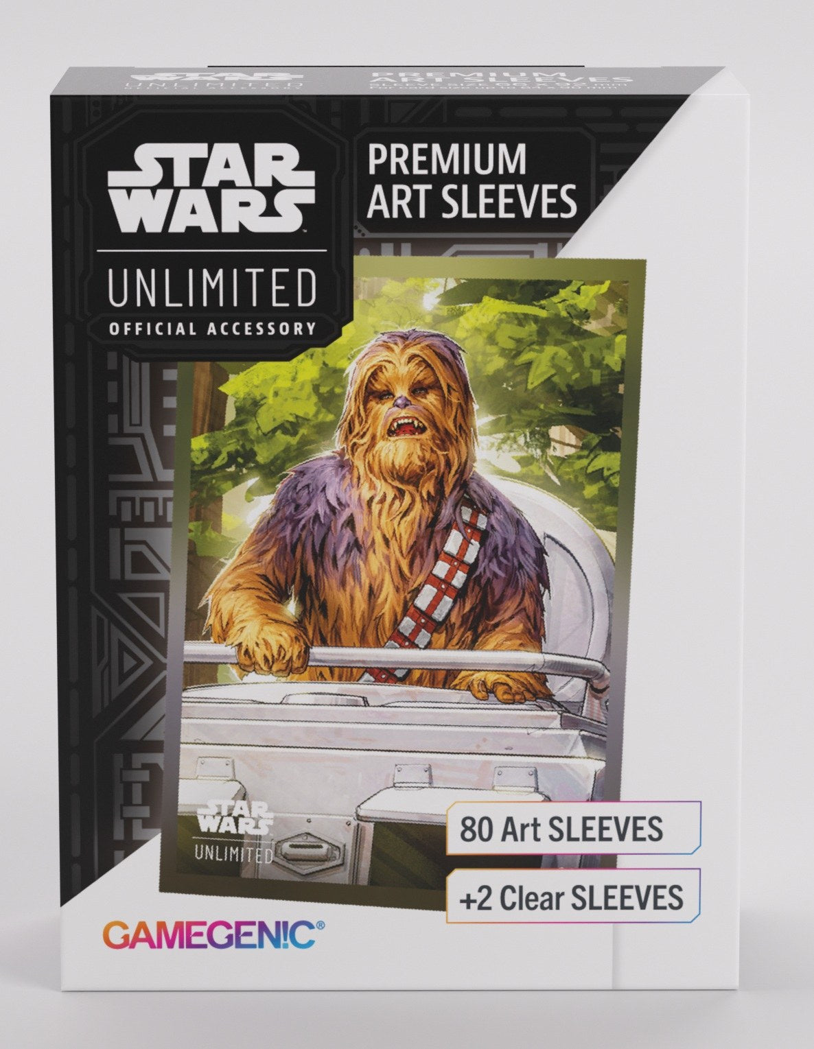 Star Wars Unlimited - Chewbacca - Premium Art Sleeves Gamegenic  (66mm x 92 mm)