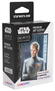 Star Wars Unlimited - Grand Moff Tarkin - Premium Art Sleeves Gamegenic  (66mm x 92 mm)