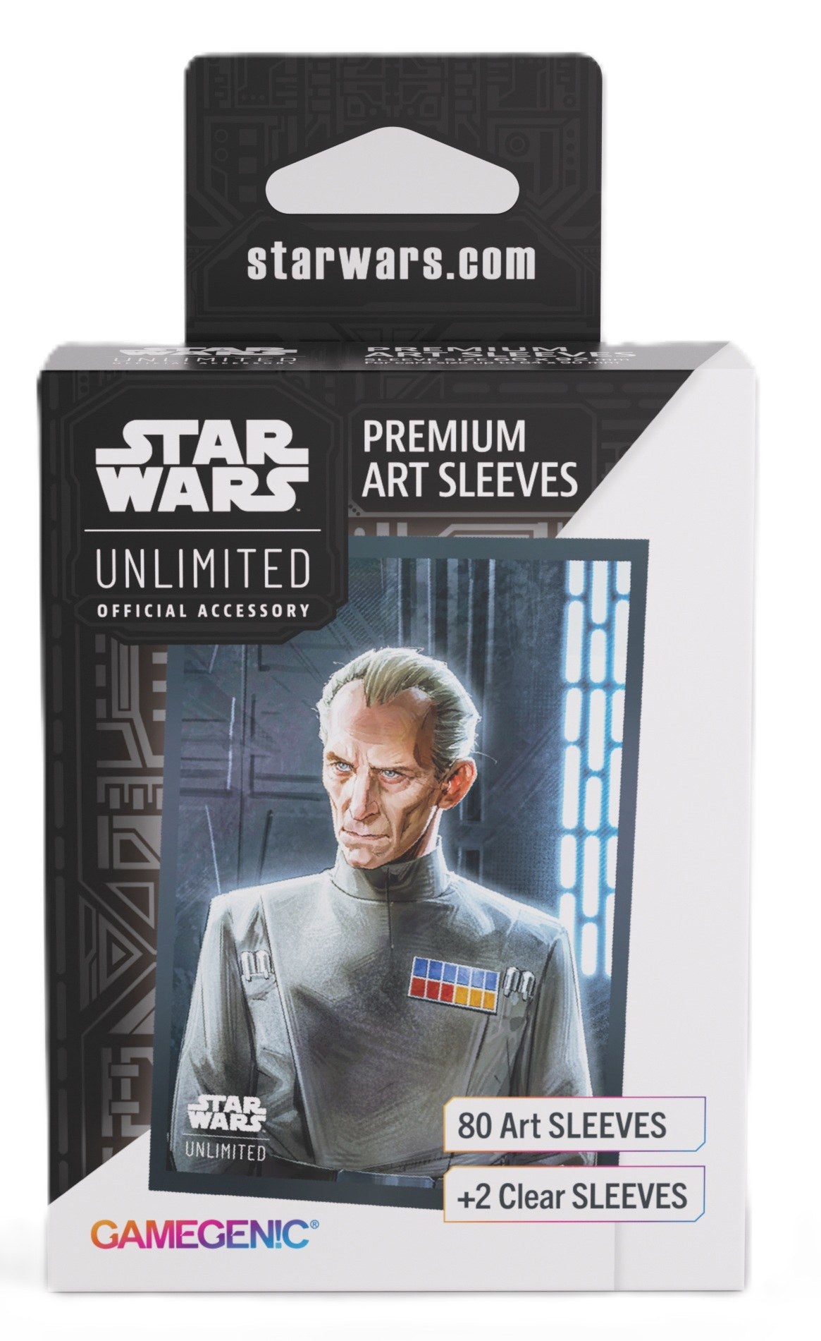 Star Wars Unlimited - Grand Moff Tarkin - Premium Art Sleeves Gamegenic  (66mm x 92 mm)