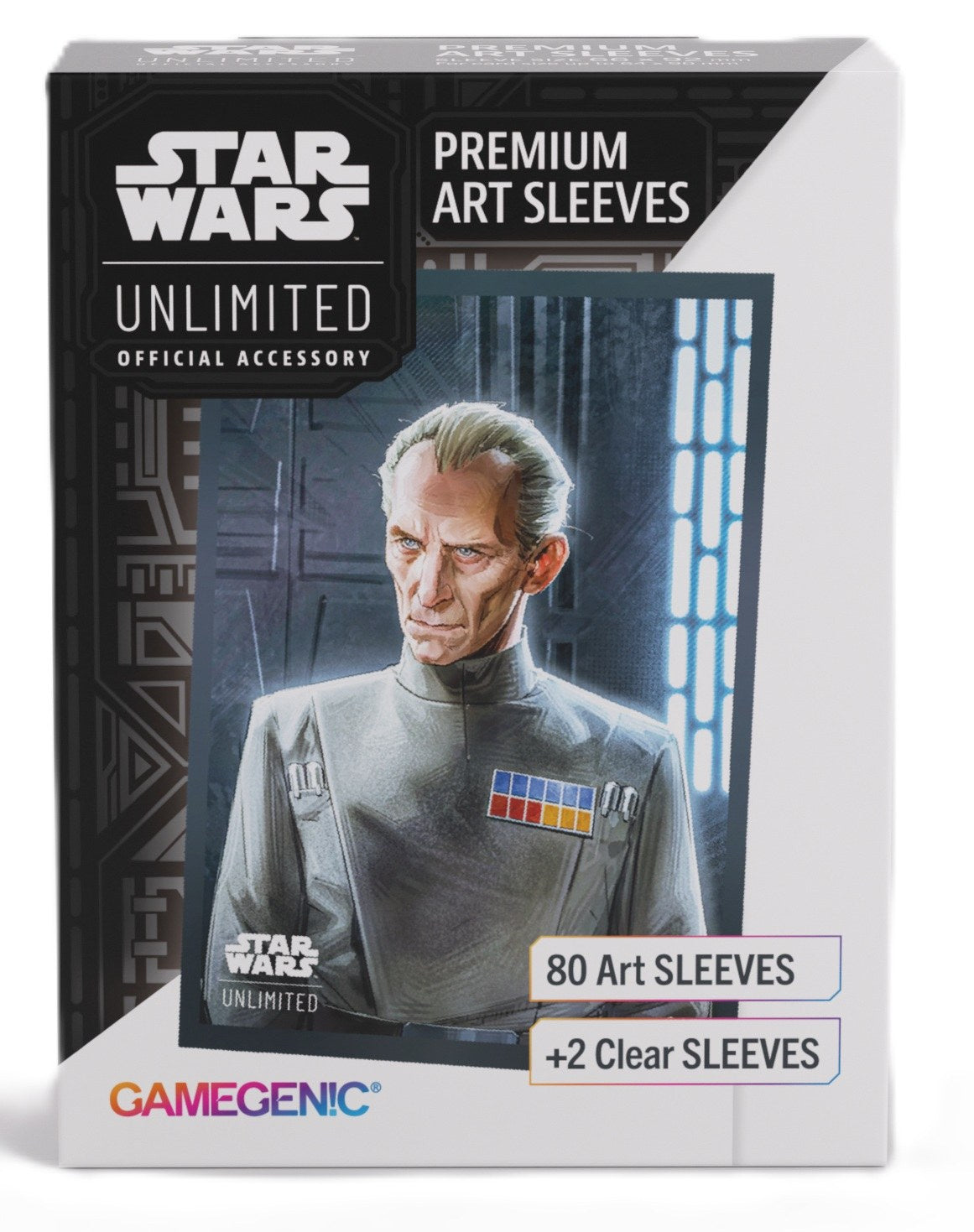 Star Wars Unlimited - Grand Moff Tarkin - Premium Art Sleeves Gamegenic  (66mm x 92 mm)