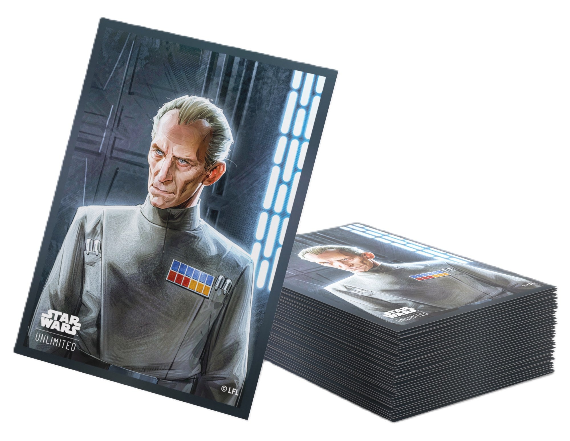 Star Wars Unlimited - Grand Moff Tarkin - Premium Art Sleeves Gamegenic  (66mm x 92 mm)