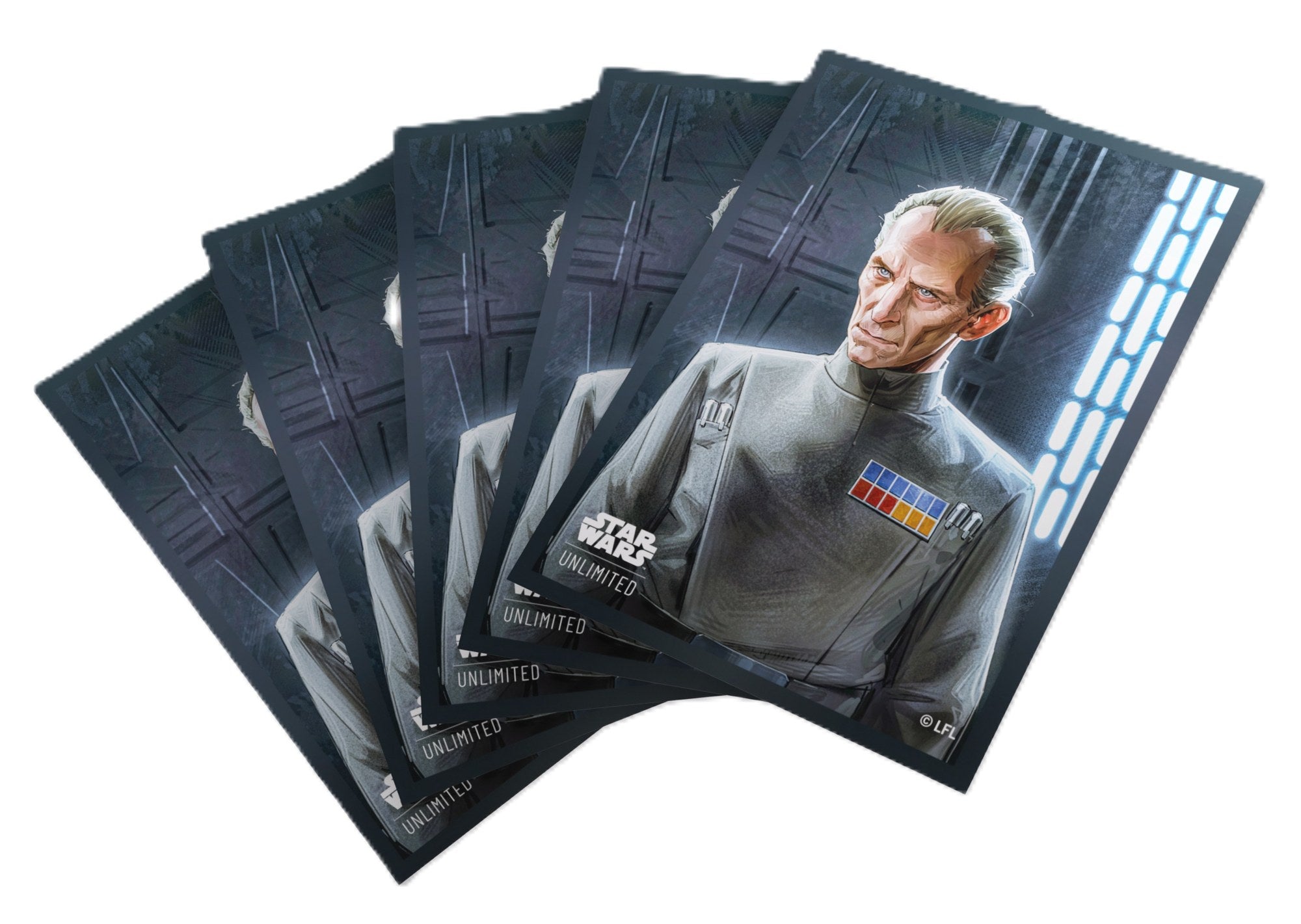 Star Wars Unlimited - Grand Moff Tarkin - Premium Art Sleeves Gamegenic  (66mm x 92 mm)
