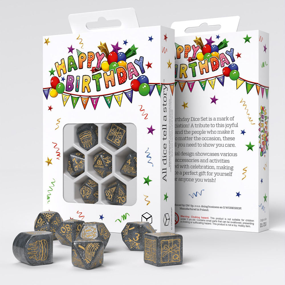Happy Birthday Confetti - Dice Set