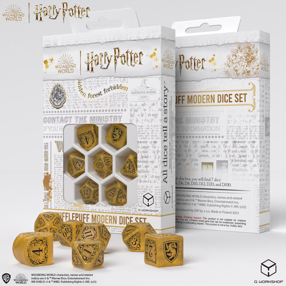 Harry Potter Hufflepuff Yellow Dice