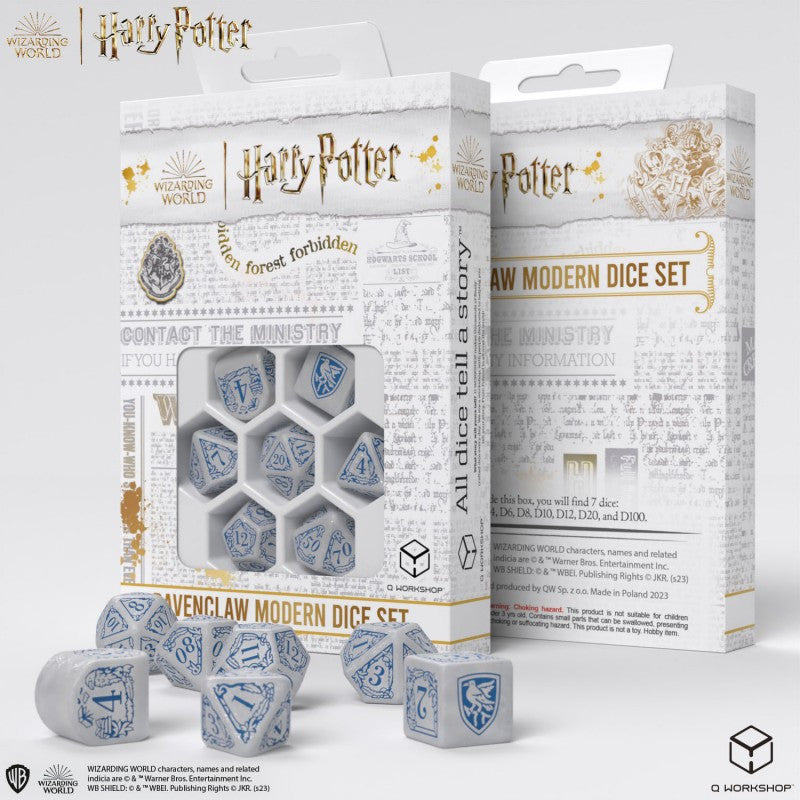 Harry Potter Ravenclaw Grey Dice Set