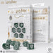 Harry Potter Slytherin Green Dice Set