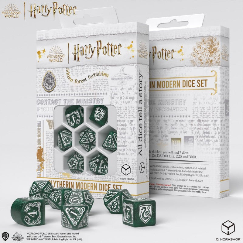 Harry Potter Slytherin Green Dice Set