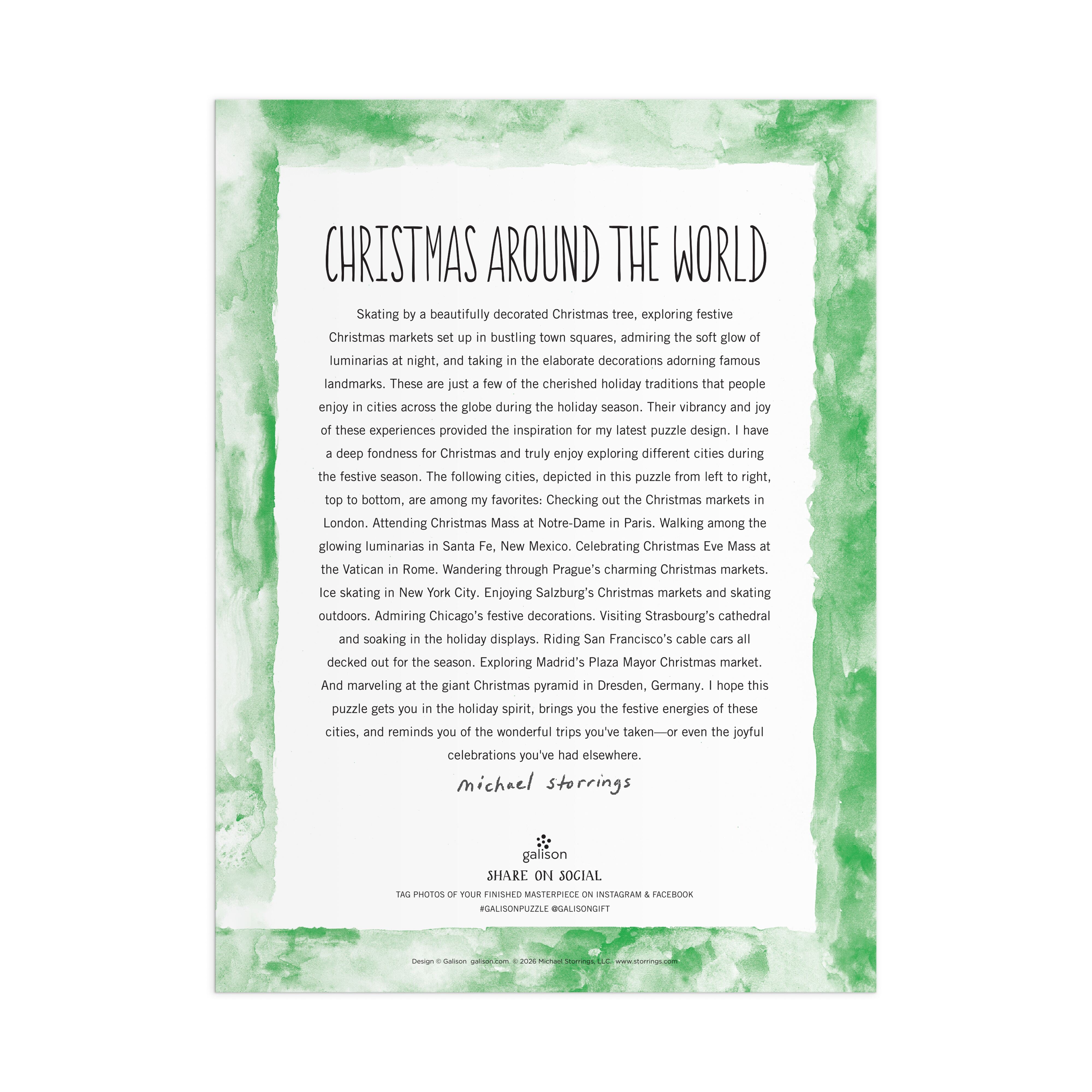 Storrings Christmas World Foil  - 1500pc