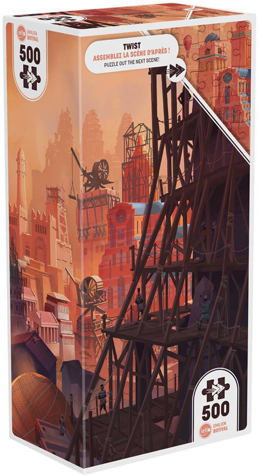 Ancient City - 500 pc Puzzle Twist IELLO