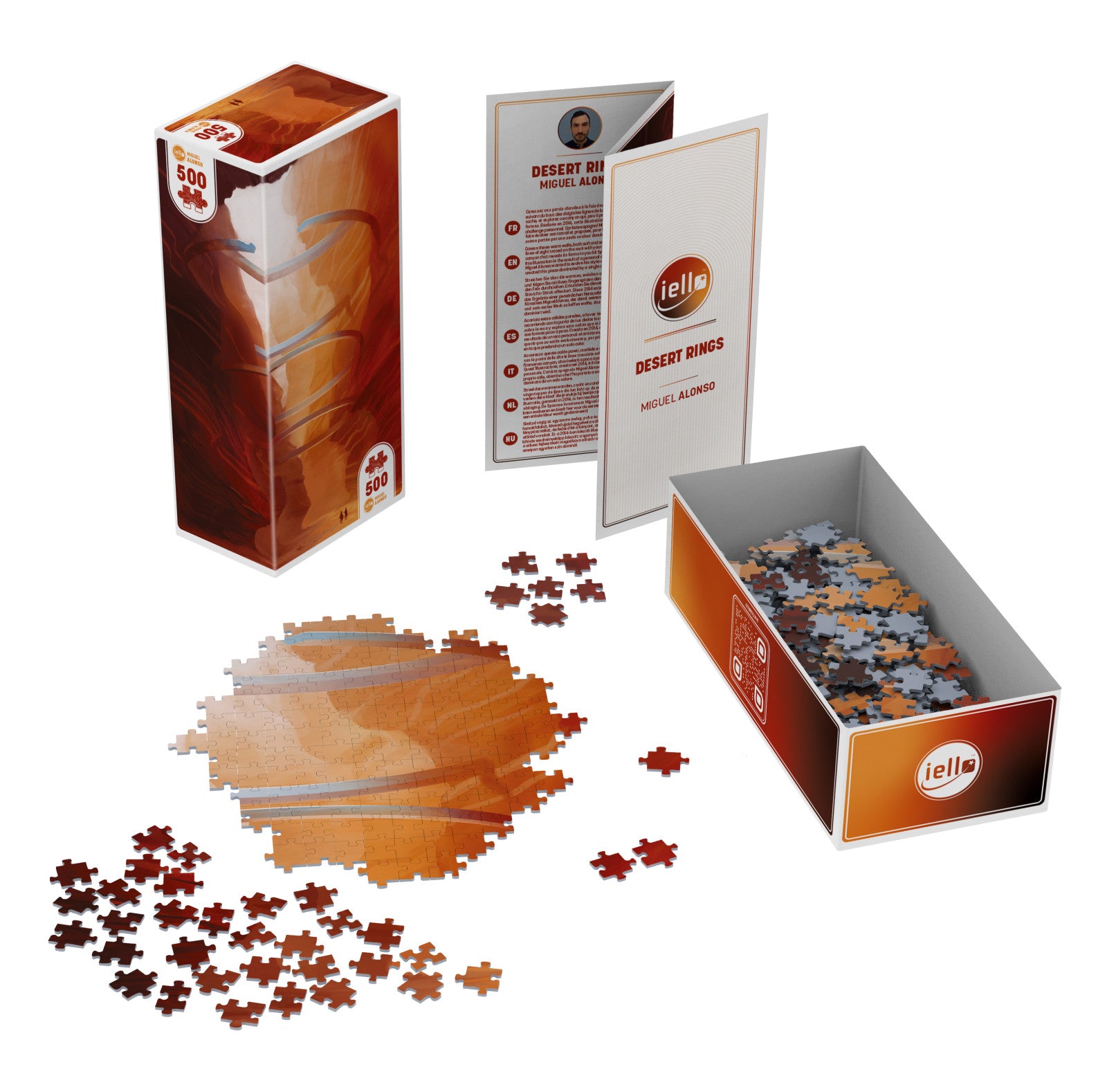 Desert Rings - 500 pc Puzzle Universe IELLO
