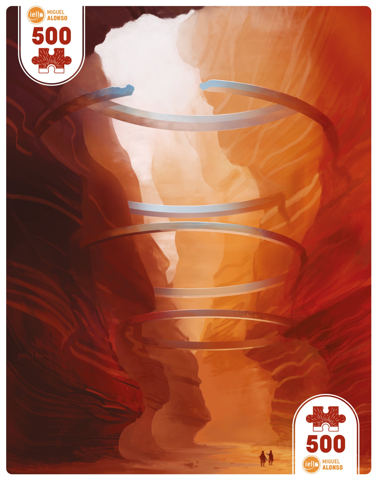 Desert Rings - 500 pc Puzzle Universe IELLO