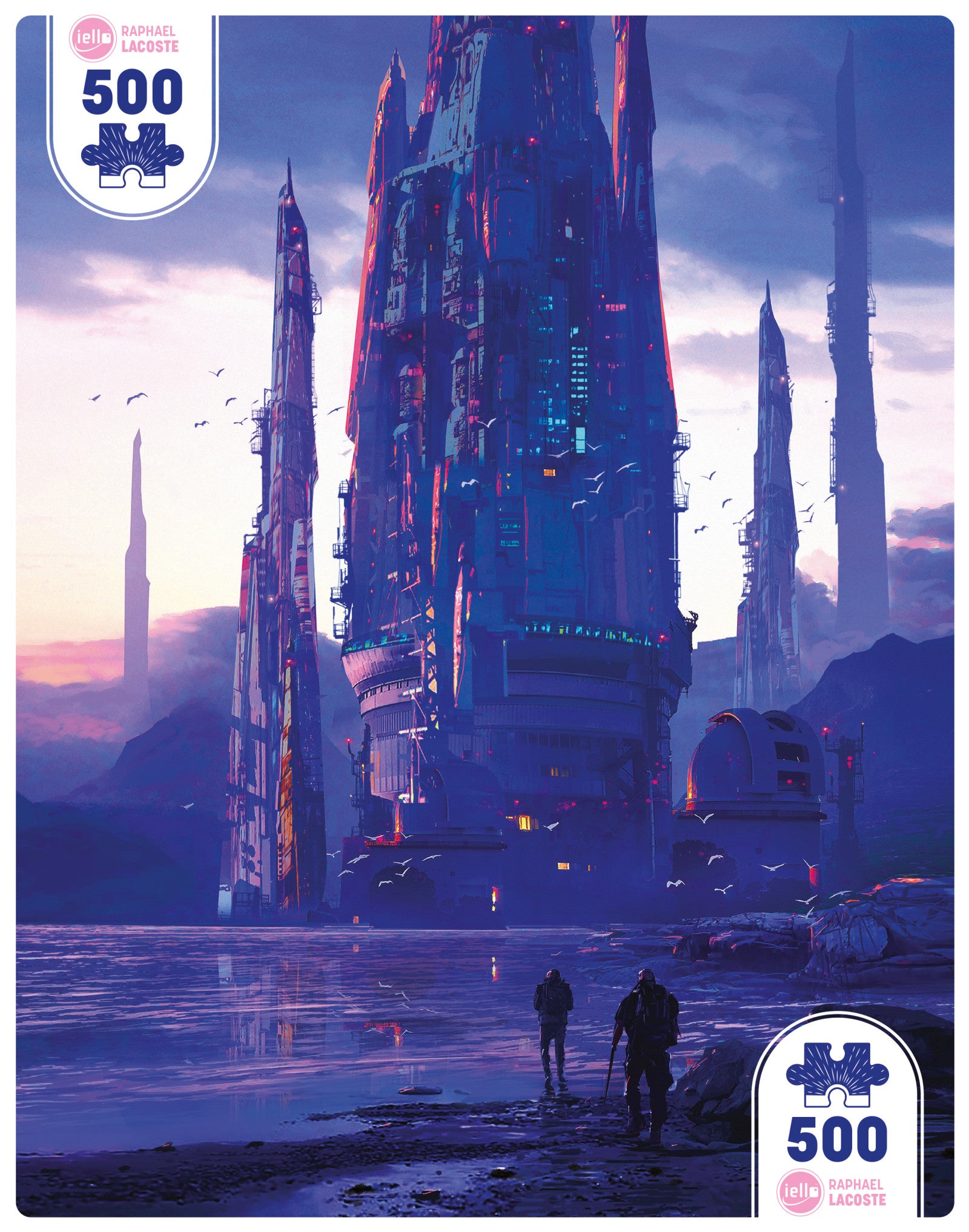 Steeples - 500 pc Puzzle Universe IELLO