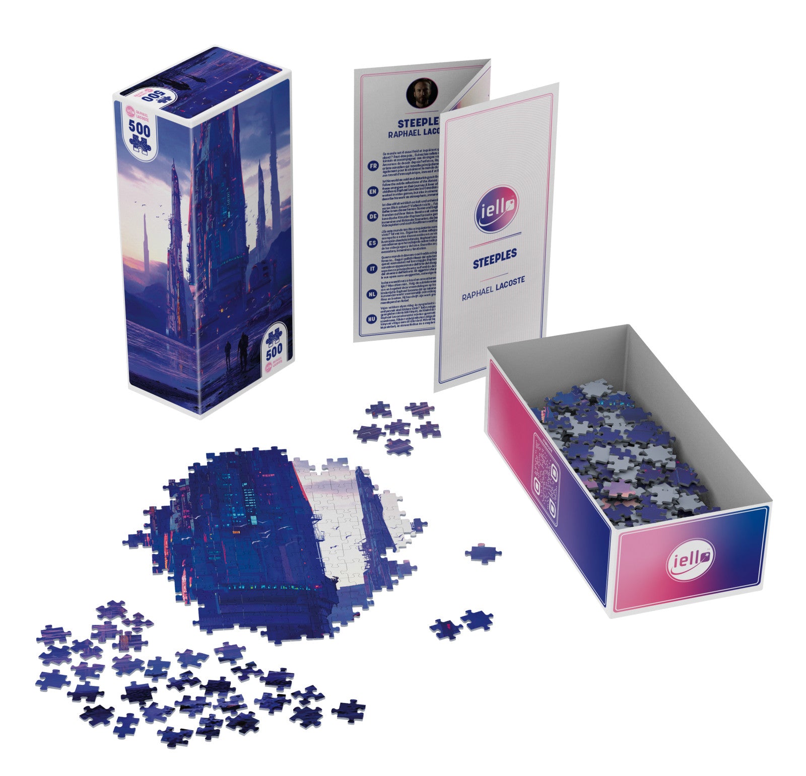 Steeples - 500 pc Puzzle Universe IELLO