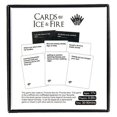 Cards of Ice and Fire
