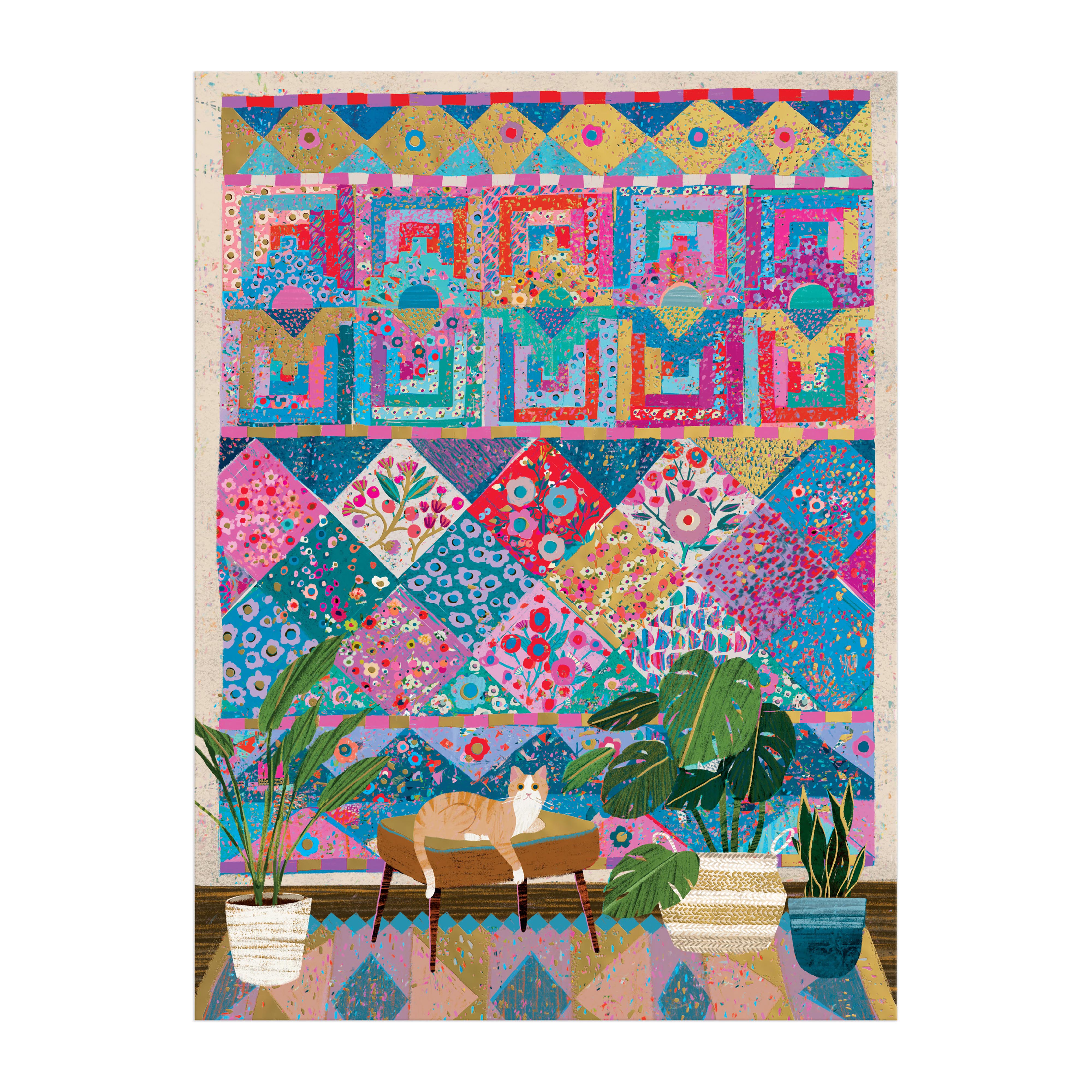 Victoria Ball Quilter's Corner Foil 1000pc - Galison