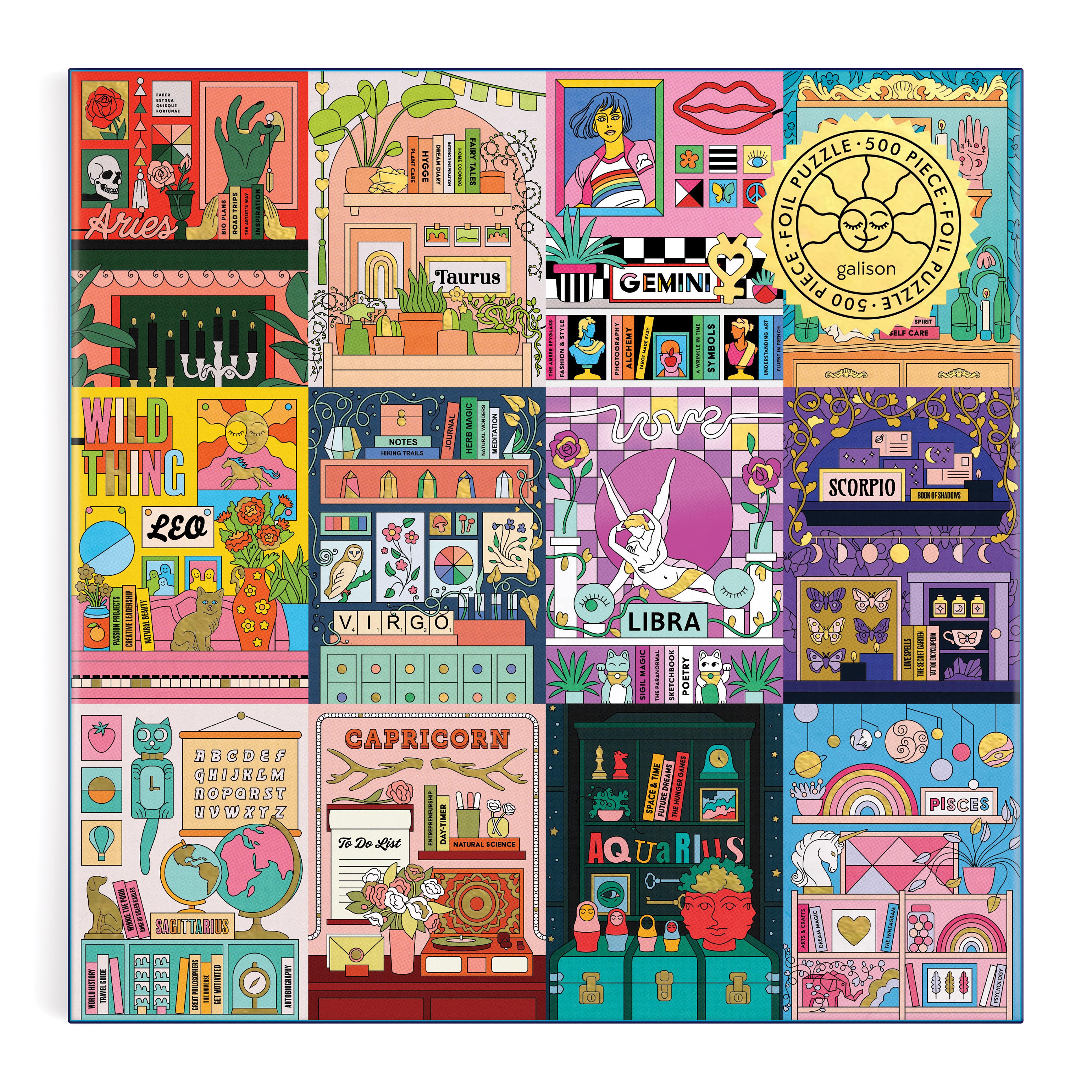 House of Astrology Foil - 500pc Galison