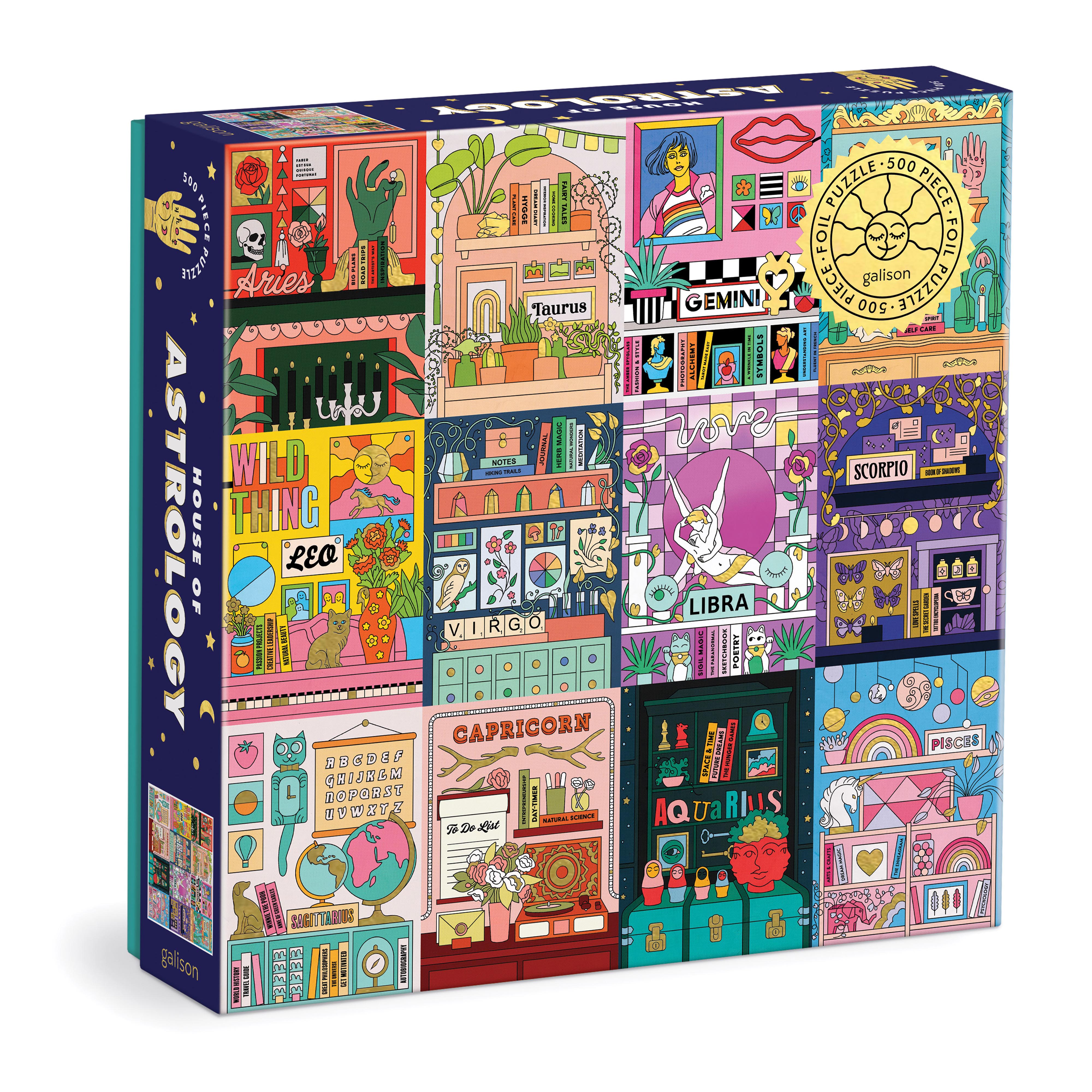 House of Astrology Foil - 500pc Galison