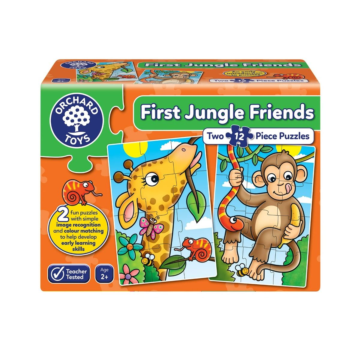 First Jungle Friends 2 x 12 pc - Orchard