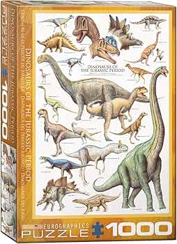 Dinosaurs Jurassic Period 1000pc - Eurographics