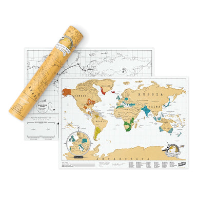 Scratch Map - Travel Edition
