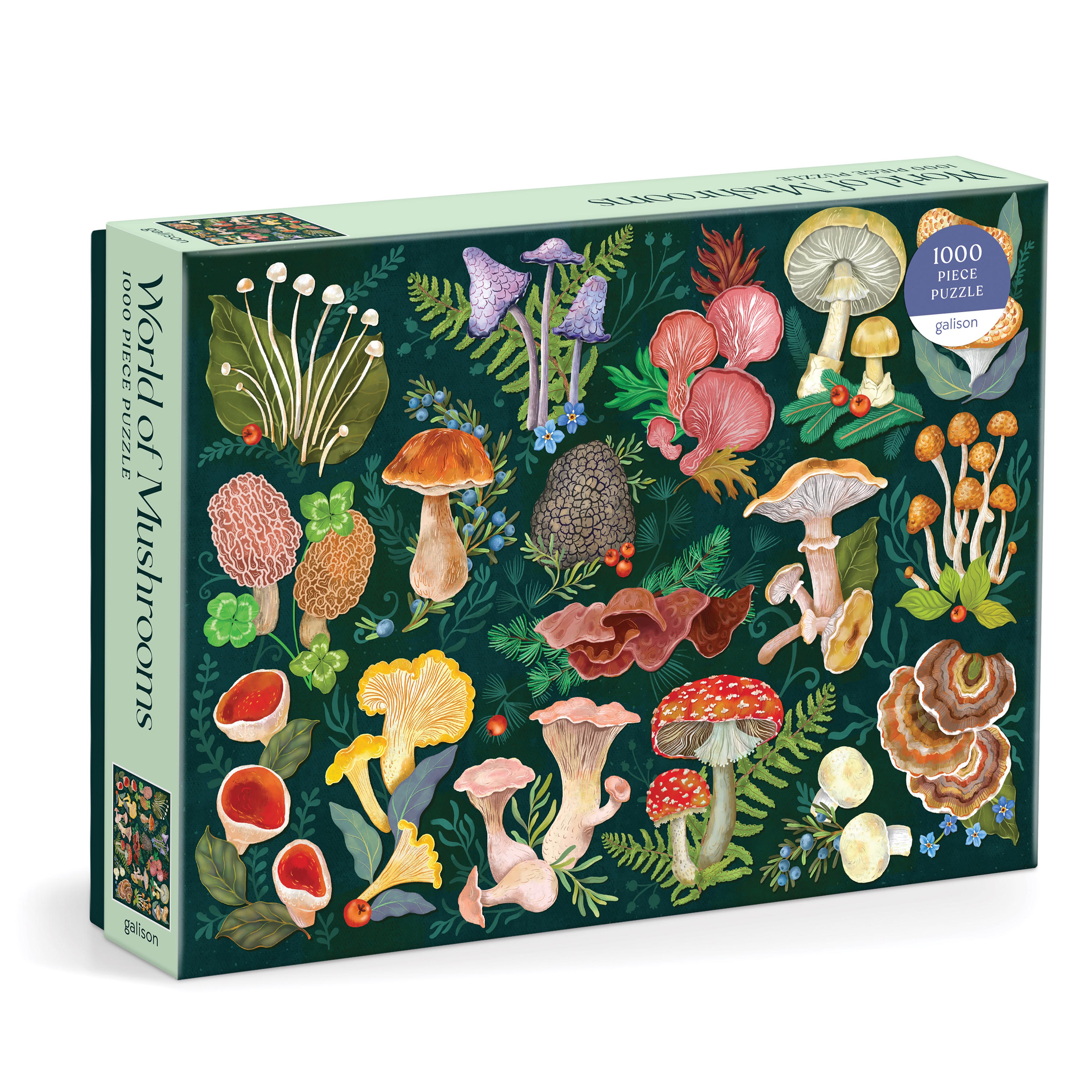 World of Mushrooms Puzzle - 1000pc Galison