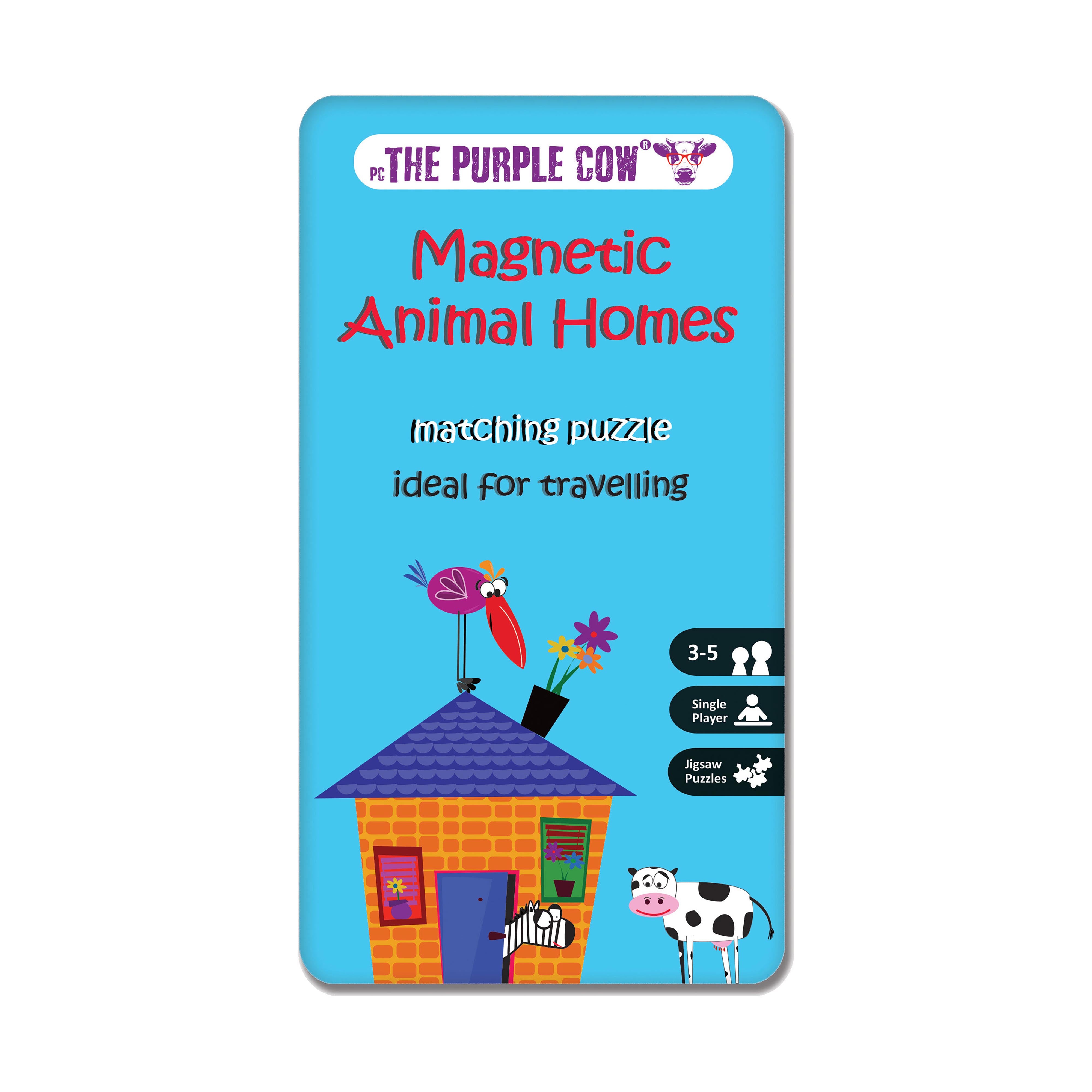 Animal Homes Magnet Travel Tin