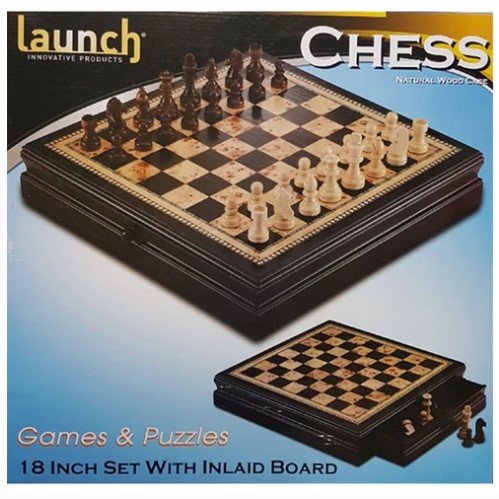 18 inch Launch Chess with Drawers