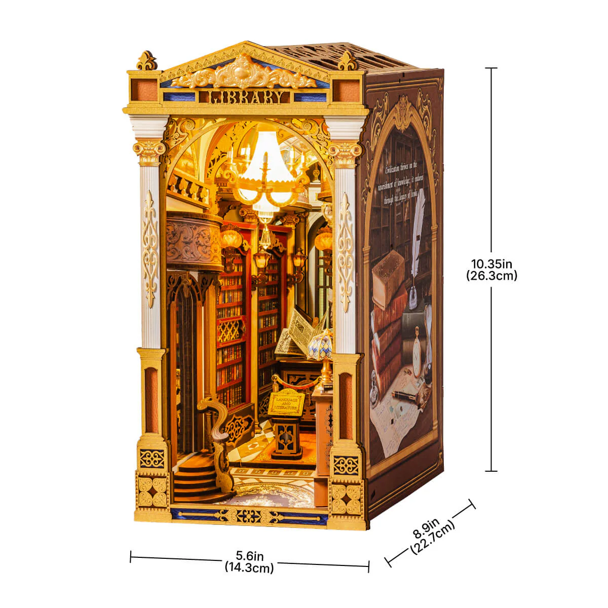 Library of Wonders - DIY BOOK NOOK KIT - ROBOTIME