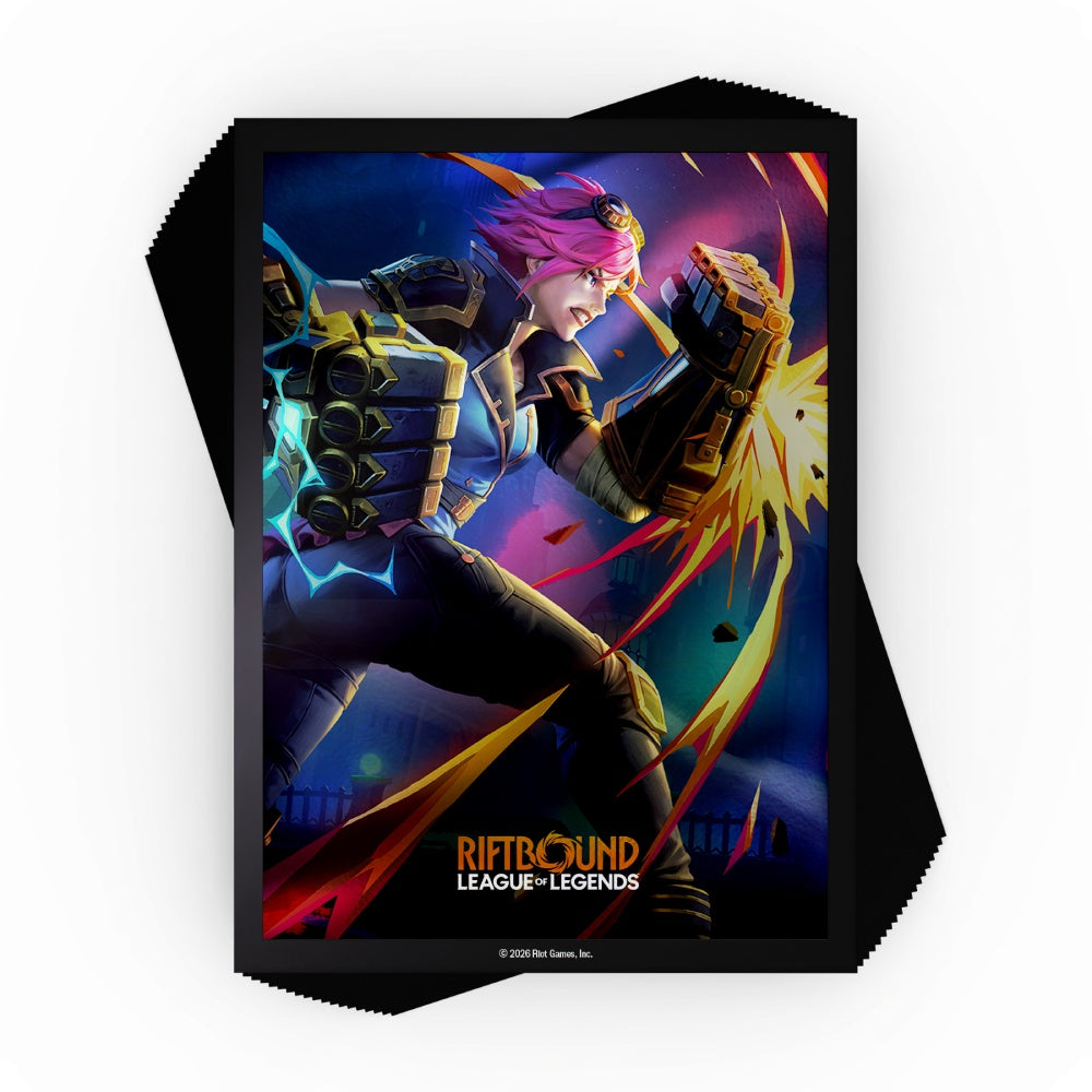 Vi vs Jinx Sleeves 100pc - Riftbound Vendetta