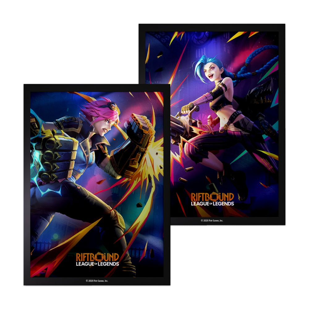 Vi vs Jinx Sleeves 100pc - Riftbound Vendetta