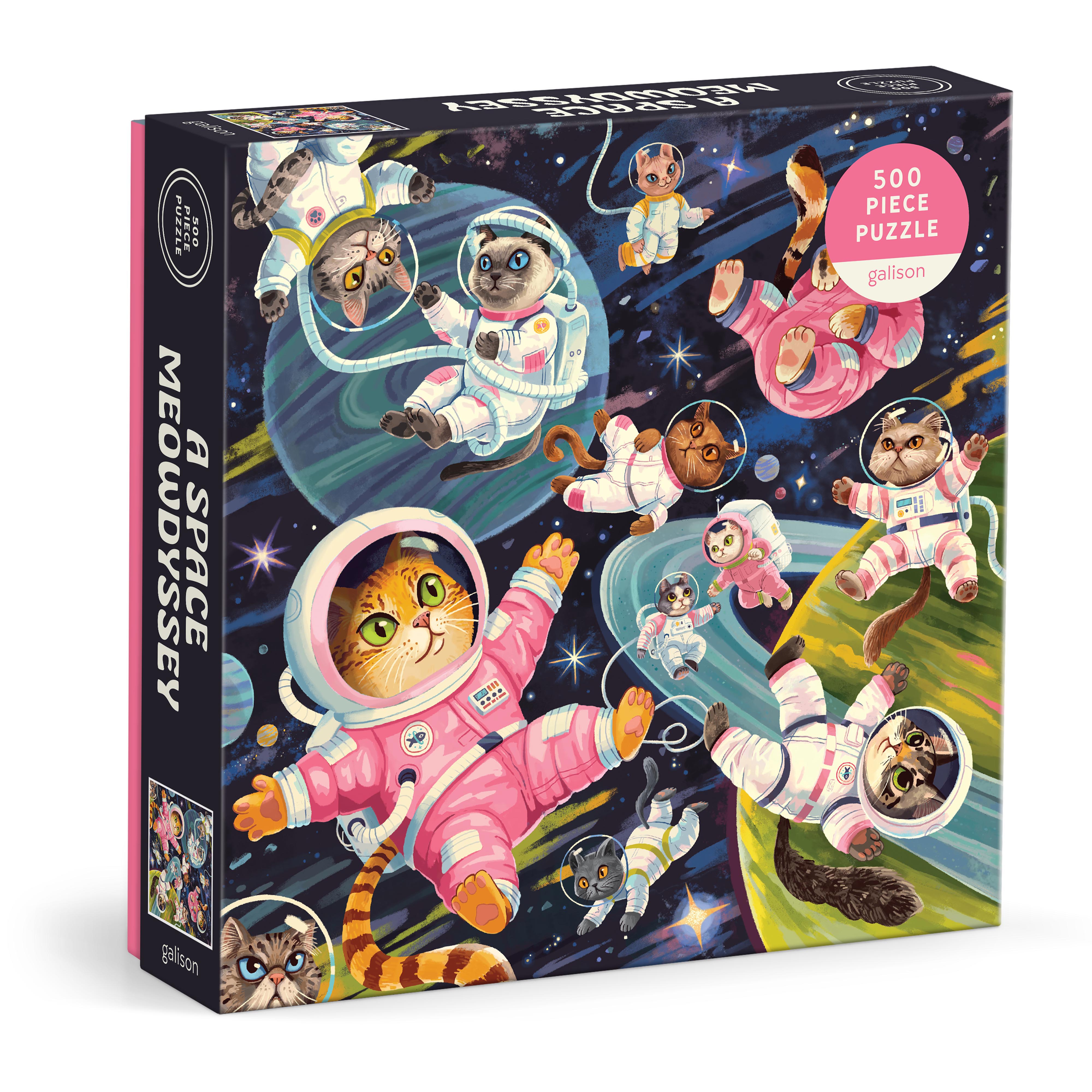 A Space Meowdyssey - 500pc Galison