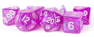 Stardust Purple - 16mm Polyhedral Dice Set MDG Acrylic