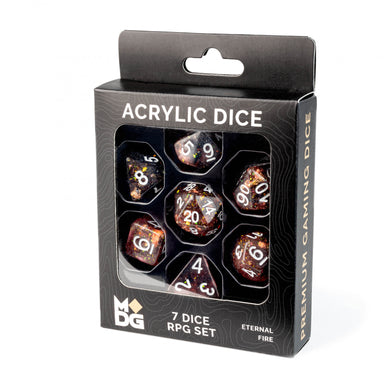 Eternal Fire 16mm Resin Dice Set