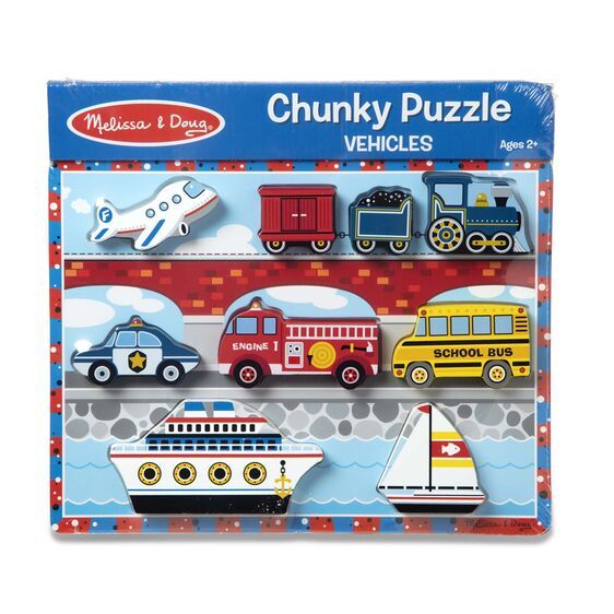 Vehicles - Chunky Jigsaw Puzzle 9pc