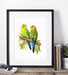 A5 Black Yellow Tail Wooden Puzzle - Puzzle ART