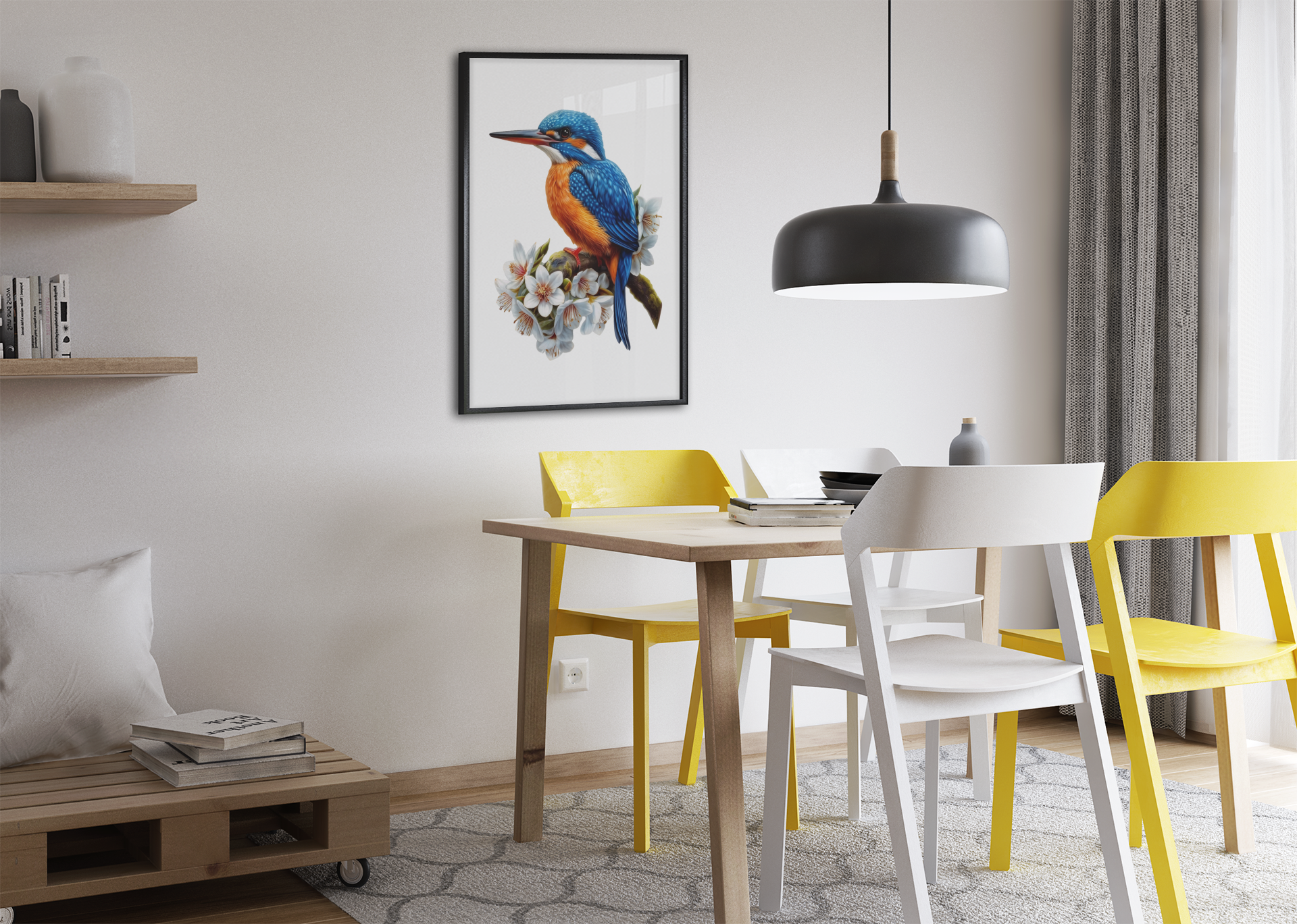 A5 Azure Kingfisher Puzzle - Puzzle ART