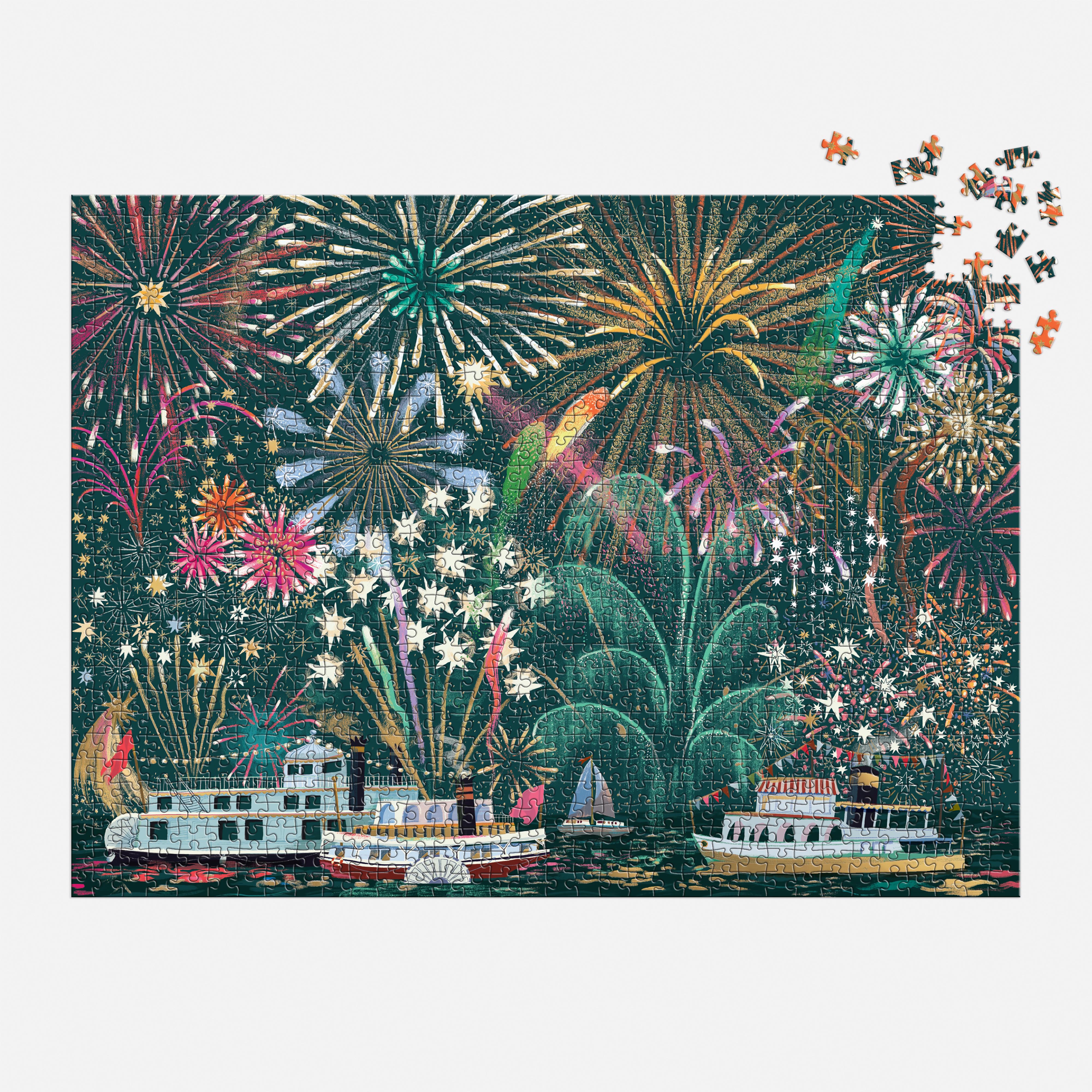 Fireworks Jubilee Foil 1000pc - Galison 